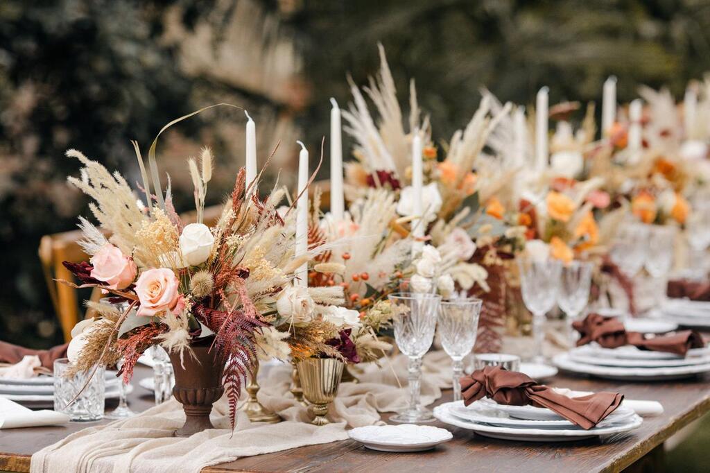 Composizione floreale matrimonio