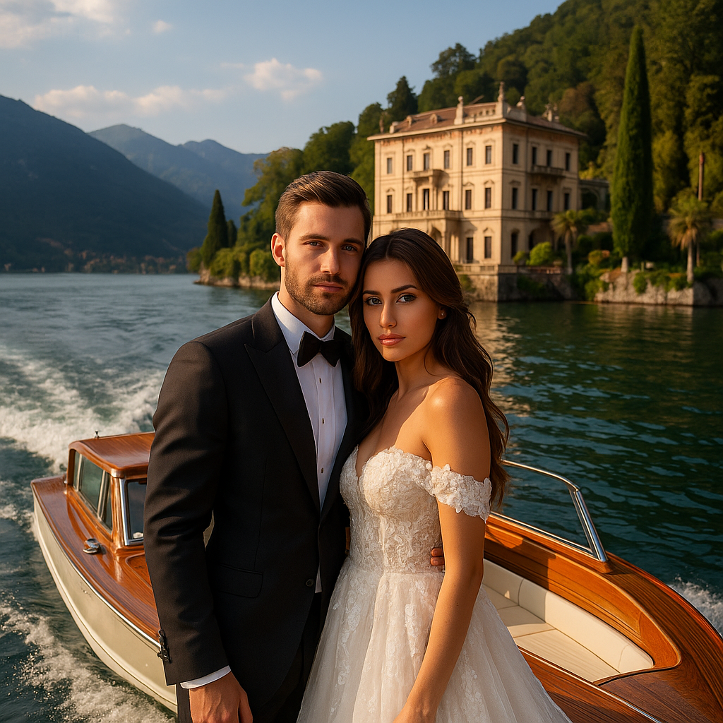 Matrimonio Lago Maggiore arrivo in barca