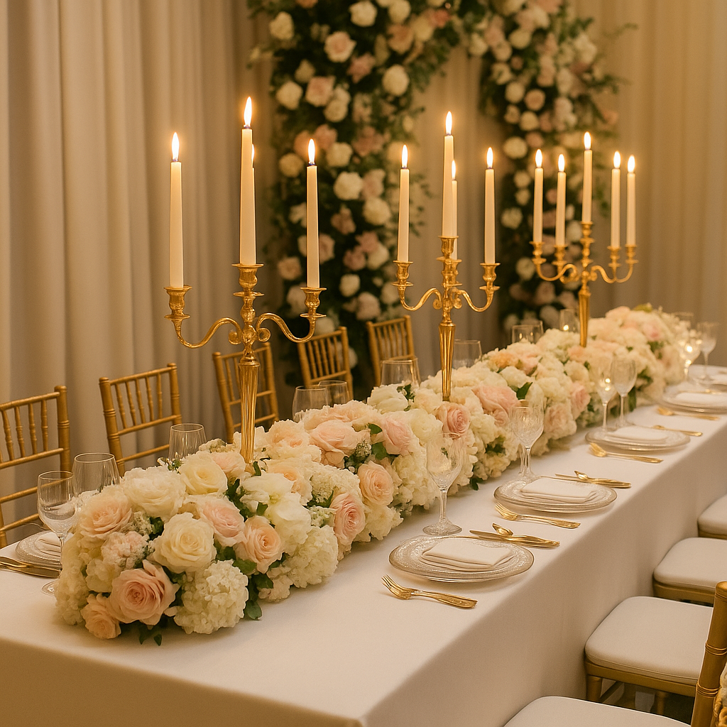 composizioni floreali matrimonio lusso