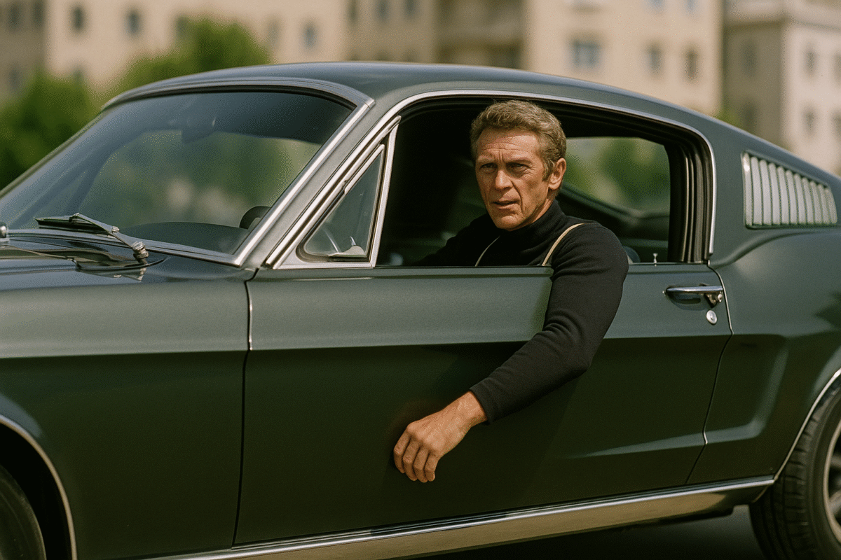 l’Iconica Ford Mustang V6 2016 – Steve McQueen in “Bullitt” e la Nascita del Mito