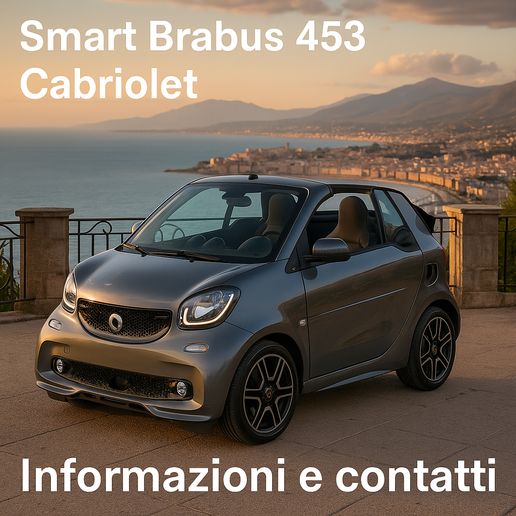 Smart Brabus 453 Cabriolet usata FONDI SPERLONGA- GAETA- FORMIA - TERRACINA - FROSINONE - ROMA