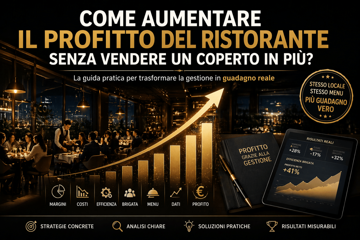 Come guadagnare con il calcolo food cost per ogni piatto: guida in 28 domande per aumentare margine e profitti del ristorante