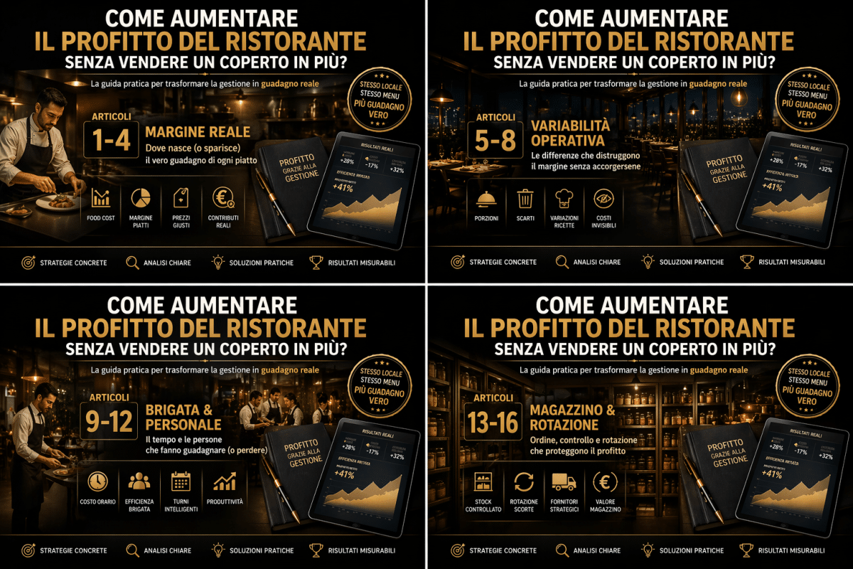 Come guadagnare con il calcolo food cost per ogni piatto: guida in 28 domande per aumentare margine e profitti del ristorante