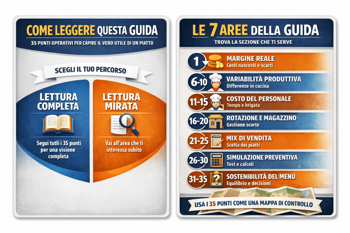 Piatto guadagno food cost: guida in 35 domande per capire se una portata ti fa guadagnare