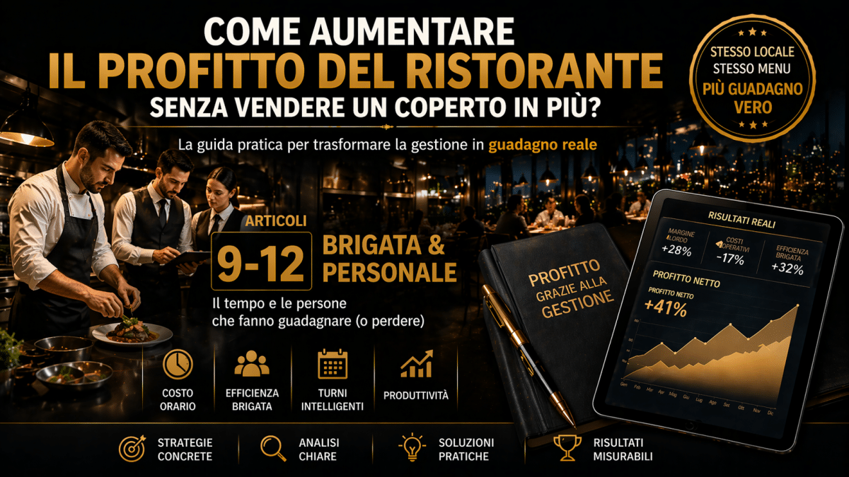 Come guadagnare con il calcolo food cost per ogni piatto: guida in 28 domande per aumentare margine e profitti del ristorante