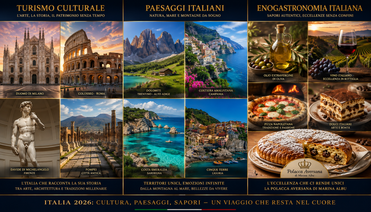 Turismo enogastronomico 2026: il pubblico internazionale cerca l’Italia attraverso la sua cultura